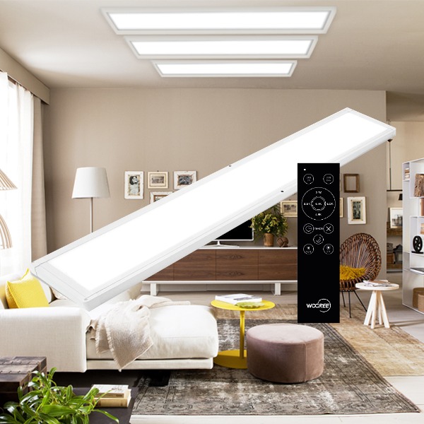 장수램프 LED 샤인스마트 리모컨 평판 50W (1285x320) LED등 밝기조절 색변환