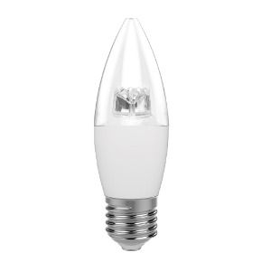 LED 전구 촛대구 5W 투명 (E26)