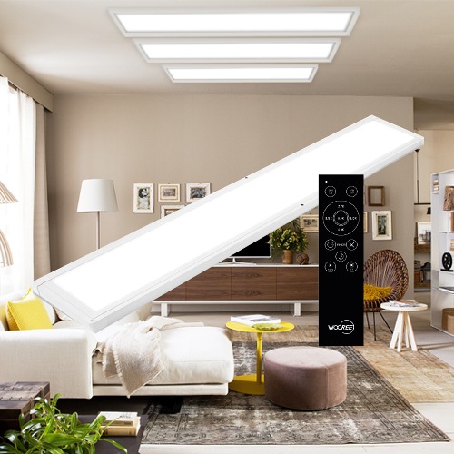 장수램프 LED 샤인스마트 리모컨 평판 50W (1285x320) LED등 밝기조절 색변환